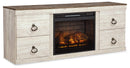 Willowton TV Stand with Electric Fireplace image