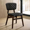 Shayna Black/Light Oak Side Chair W/ Fabric Back (2/ctn) image