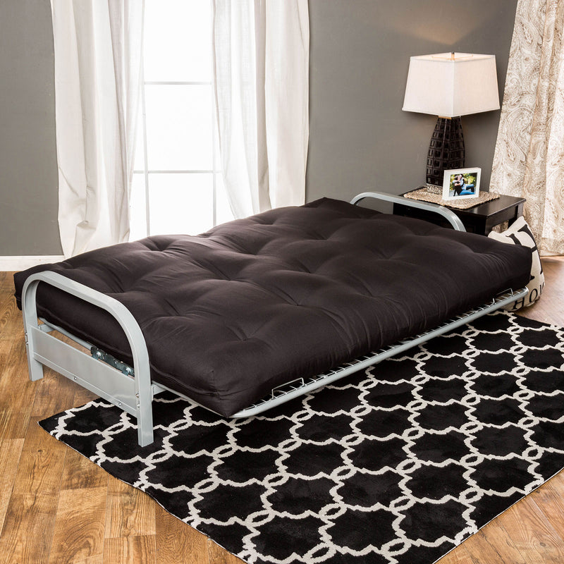 KNOX Black 8" Black Futon Mattress w/ Inner Spring image