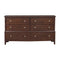 Homelegance Cotterill 6 Drawer Dresser in Cherry 1730-5 image