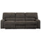 Homelegance Furniture Borneo Double Reclining Sofa in Chocolate image