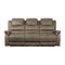 Homelegance Furniture Shola Power Double Reclining Sofa in Chocolate image