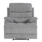 Homelegance Furniture Sherbrook Glider Reclining Chair in Gray image