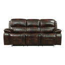 Homelegance Furniture Mahala Double Reclining Sofa in Brown 8200BRW-3 image