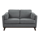 Homelegance Furniture Bedos Loveseat in Gray image
