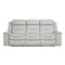 Homelegance Furniture Darwan Double Lay Flat Reclining Sofa in Light Gray image