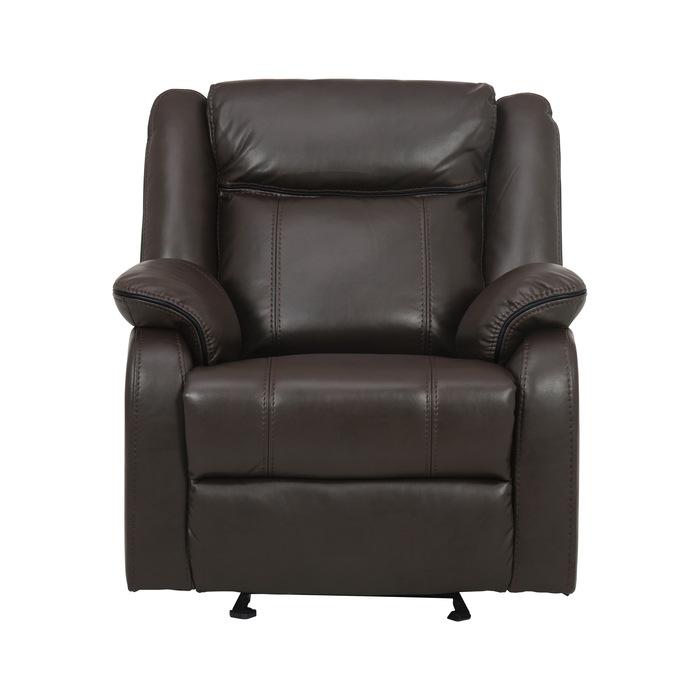 Homelegance Furniture Jude Glider Recliner Chair in Brown 8201BRW-1 image