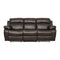 Homelegance Furniture Marille Double Reclining Sofa in Brown image