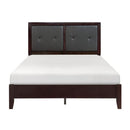 Homelegance Edina Full Panel Bed in Espresso-Hinted Cherry 2145F-1 image