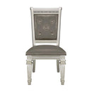 Homelegance Bevelle Side Chair in Silver (Set of 2) 1958S image