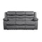 Homelegance Furniture Discus Double Reclining Sofa in Gray 9526GY-3 image