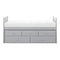 Homelegance Orion Twin/Twin Trundle Bed w/ 2 Storage in Gray B2063PR-1* image