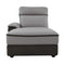 Homelegance Furniture Laertes Left Side Chaise in Taupe Gray 8318-5L image