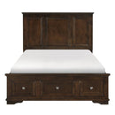 Homelegance Eunice Queen Platform Bed with Footboard Storage in Espresso 1844DC-1* image