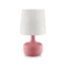Farah Pink 17"H Matte Pink Table Lamp image