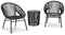 Mandarin Cape Outdoor Table and Chairs (Set of 3) image