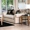 Parshall Beige W/ Gold Highlights Love Seat image