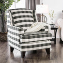 Patricia Ivory/Black Stripe Chair image