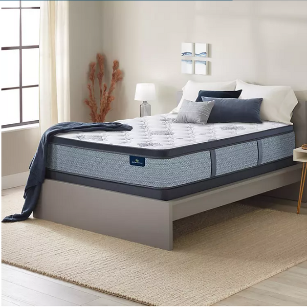 Serta perfect sleeper baymist cushion firm pillowtop queen best sale