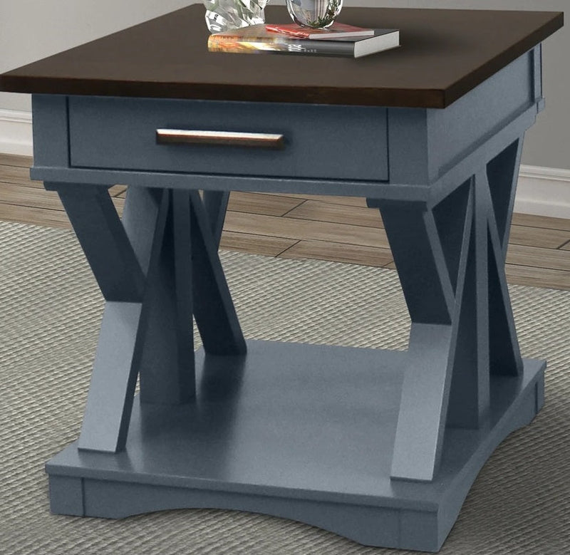 Parker House Americana Modern End Table in Denim image