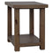 Parker House Lapaz Chairside Table in Rustic Worn Pine image